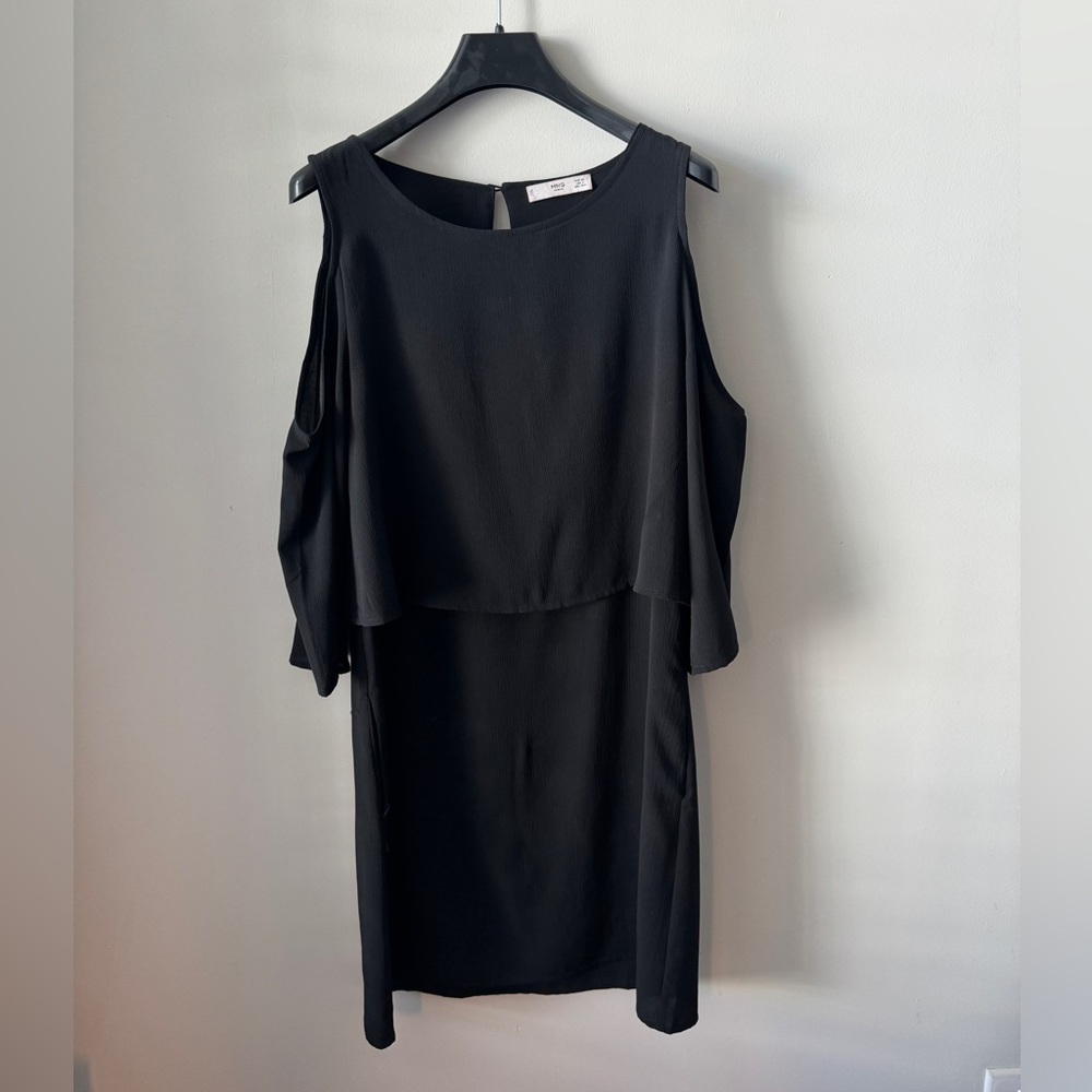 MANGO BLACK DRESS - XS